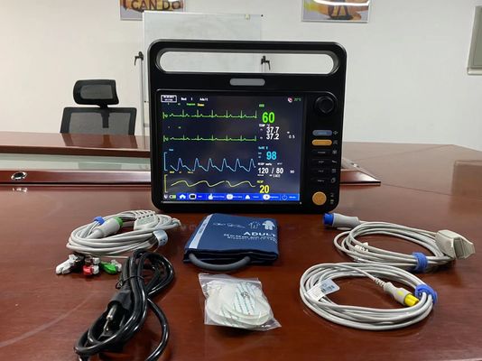 ECG-Medizinisches tragbares Patientenmonitor Multi Para für Erwachsene und Neugeborene