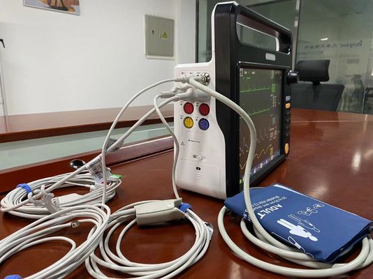 Modulärer Herzmonitor, Multi-Parameter Krankenhaus Vital Signal Machine.