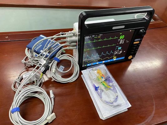 12.1 Zoll Herzpatientenmonitor Multiparameter mit EtCO2-Sensor