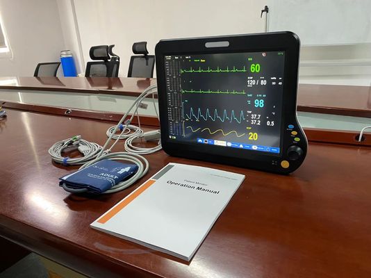 Modulärer Herzfrequenzmesser für Intensivstation, Patientenmesser, Multiparameter 15 Zoll.