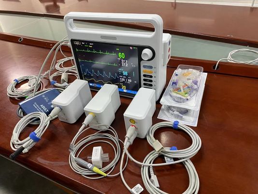 Modulare Krankenhaus-Patientenüberwachungseinrichtung Mehrsprachig mit EKG NIBP SPO2