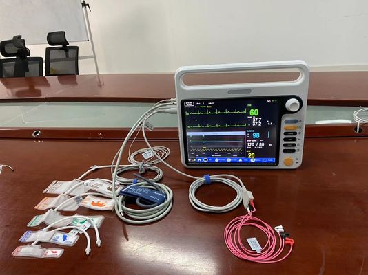 EKG SPO2 NIBP 2Temp Neugeborenen-Patienten-Monitor mit mehrsprachigem 12,1-Zoll-Bildschirm