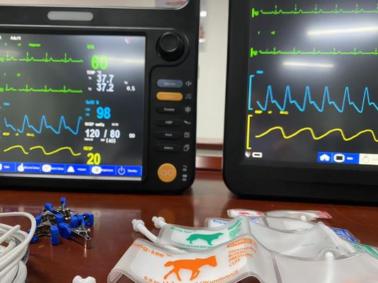 12.1" Portable Vital Signal Machine Mehrsprachig für Tierarztpatienten