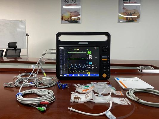 OEM Veterinär Multiparameter Monitor 12,1 Zoll TFT LCD-Bildschirm für Haustierbetrieb