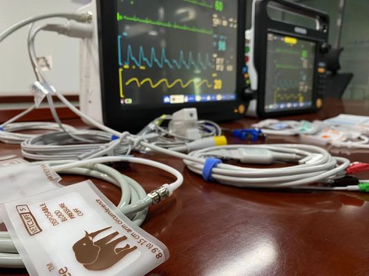 2Temp Resp Veterinär Multiparameter Monitor Mehrsprachig für die chirurgische Diagnose