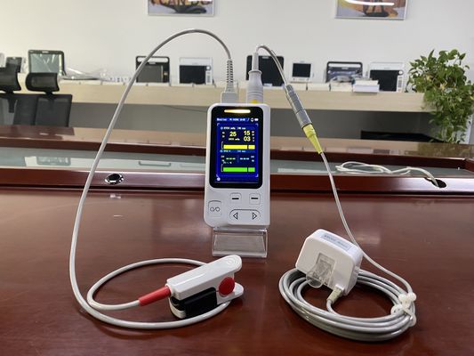 Veterinärische Handheld-LCD-Bildschirm für lebenswichtige Symptome mit 3,5 Zoll TFT-LCD-Bildschirm mit EtCO2 und SPO2