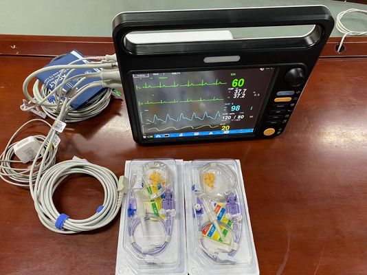 EtCO2 Medizinischer Herz-Patient-Monitor, Vital Monitoring-Ausrüstung Mehrfachblei
