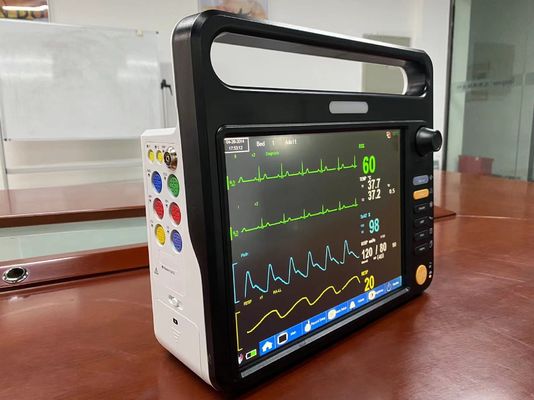 Multiparameter-Herz-Patient-Monitor-Maschine mehrsprachig mit EtCO2