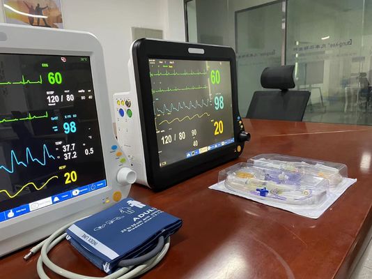 Mehrsprachige Herzmaschine der Intensivstation, automatische Vitalsignalmaschine mit ECG-Überwachung