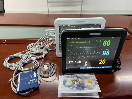 Tragbare modulare ICU-Herz-Monitor mit 15-Zoll-Bildschirm 6 Parameter