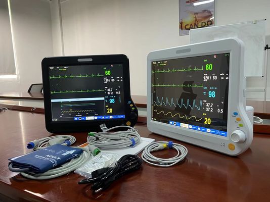 Mehrsprachiger Vitalparameter-Monitor, Krankenhaus-Vitalmaschine 15 Zoll für Erwachsene