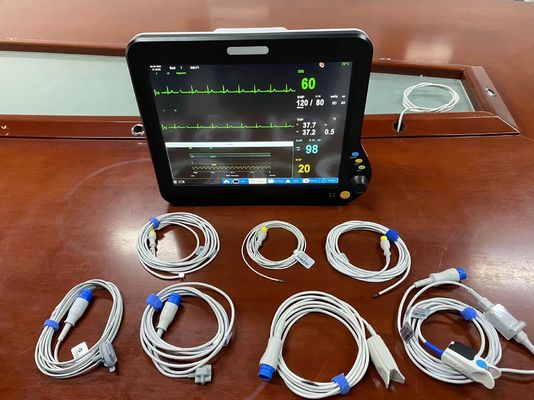Diagnostischer Multiparameter-Patientenmonitor mit 15 Zoll TFT-LCD-Bildschirm OEM
