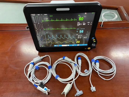 15 &quot; Multiparameter Patientenmonitor, Krankenwagen Herzmonitor mit 2 Temp PR HR