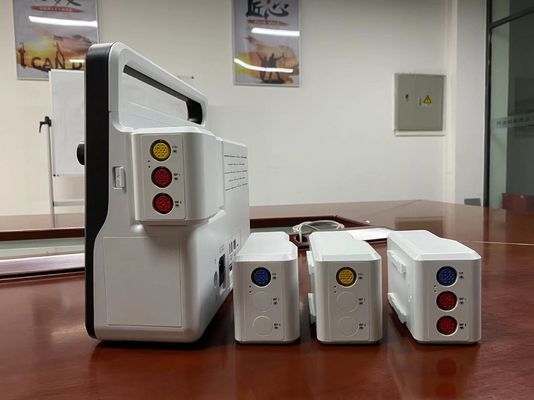 Mehrsprachige Herzüberwachungsmaschine mit EKG NIBP SPO2 2Temp PR HR