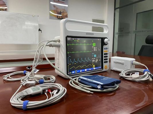 Modularer Neugeborener-ICU-Kardialimonitor Mainstream EtCO2-Sensor Tragbarer Patientenmonitor