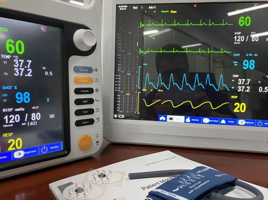 Multiparameter-ICU-Monitor-Maschine, Krankenhaus-Bett-Monitor für Kinder Neugeborene