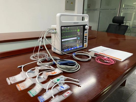 EKG SPO2 NIBP 2Temp Neugeborenen-Patienten-Monitor mit mehrsprachigem 12,1-Zoll-Bildschirm