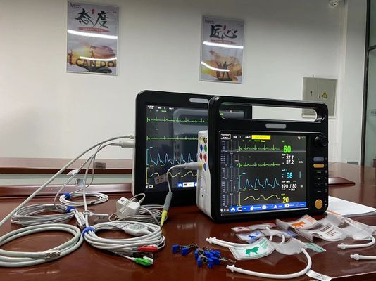 Mehrsprachiger Veterinär-Multiparameter-Monitor mit EKG NIBP SPO2 2Temp