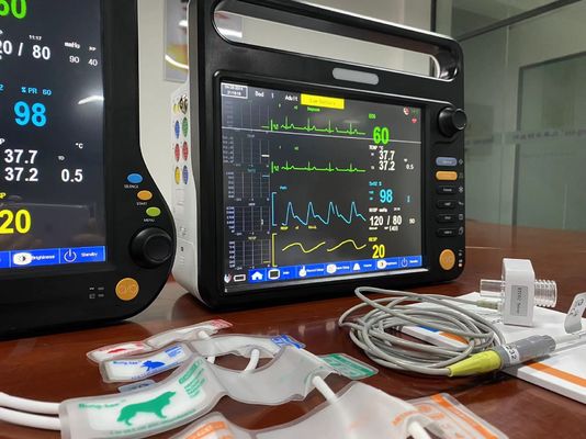 Mehrsprachiger Veterinär-Multiparametermonitor 12,1 Zoll OEM ODM