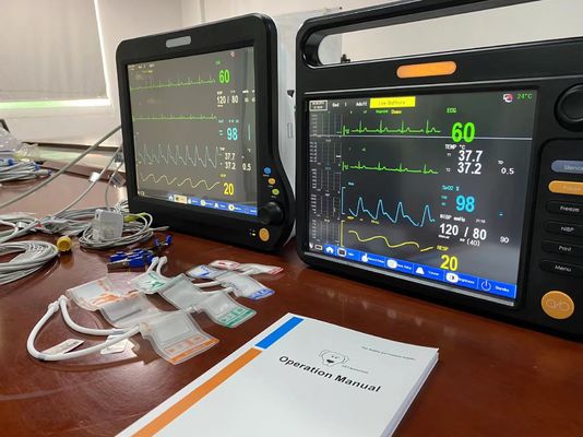Mehrsprachiger Veterinär Spo2 Monitor, Herzmaschinenmonitor für Kaninchenhund