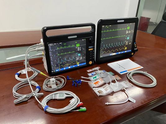 Tragbare Veterinärchirurgische Monitore, 12,1 Zoll Veterinärische Vitalzeichenmonitor