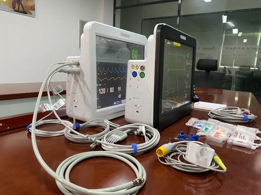 15 Zoll Veterinär-Vitalzeichen-Monitor Maschine Multi-Parameter für die Tierdiagnose
