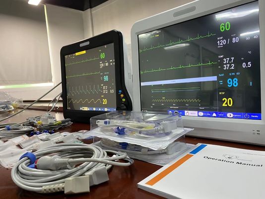 1024X768 LCD Veterinär Multiparameter Monitor, Vital Monitoring Geräte mit 15 Zoll