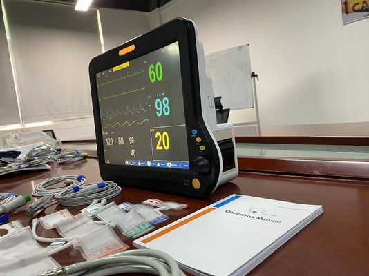 Veterinärmedizinischer Multiparametermonitor mit 2Temp SPO2 EKG
