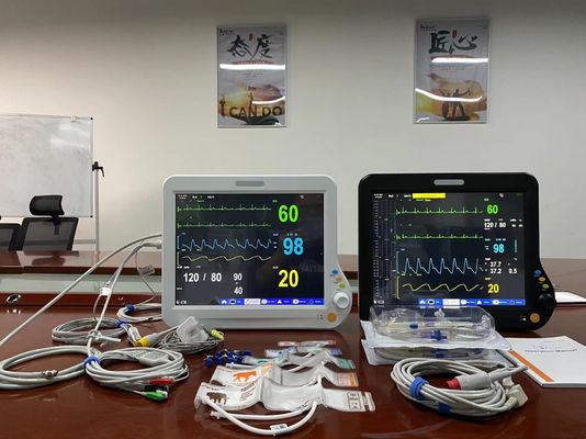 Veterinärmedizinischer Multiparametermonitor mit 2Temp SPO2 EKG