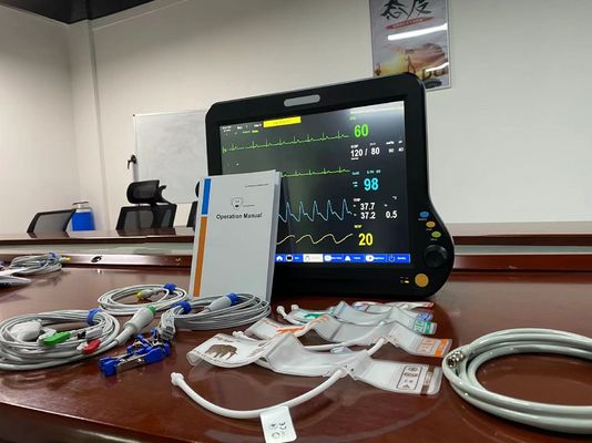 Mehrsprachiger Veterinär-Multiparametermonitor 15 Zoll mit EtCO2 CMS Touch