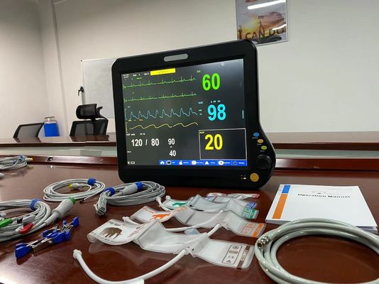 Chirurgische Herzfrequenzmessung Veterinärgebrauch 15 Zoll mit EKG NIBP SPO2