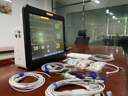 Chirurgische Herzfrequenzmessung Veterinärgebrauch 15 Zoll mit EKG NIBP SPO2