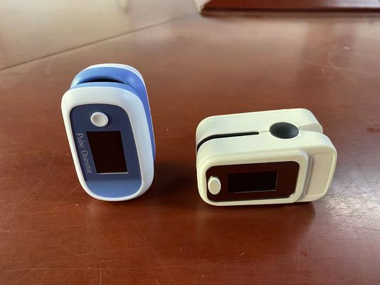 Pädiatrischer Blut-Sauerstoff-Finger-Monitor, Fingerspitzen-Pulsoximeter mit Oled-Anzeige, Blutsauerstoffmonitor