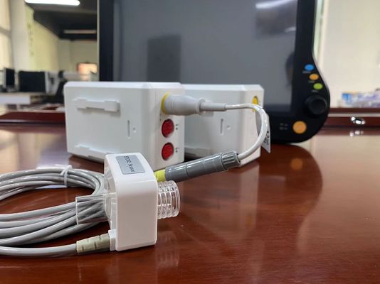 Weißes pädiatrisches Etco2-Sensor für den Herzmonitor der Intensivstation
