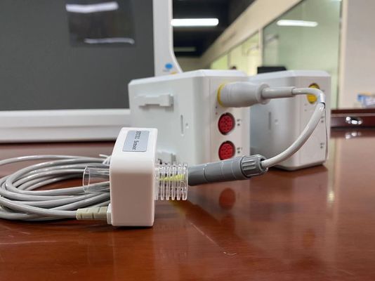 Weißes pädiatrisches Etco2-Sensor für den Herzmonitor der Intensivstation