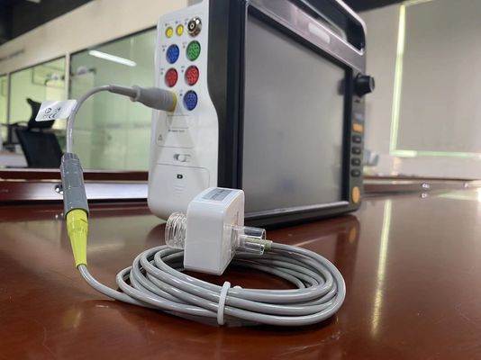 Medizinischer Endflut-CO2-Sensor, Mainstream Capnography-Sensor für Intensivstation CCU oder