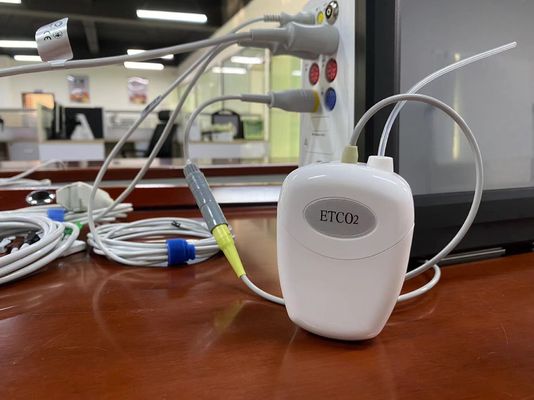 CO2 Sidestream Capnography Monitor Stecker Spielen Kunststoffmaterial