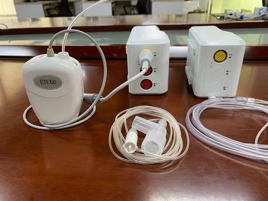 CO2 Sidestream Capnography Monitor Stecker Spielen Kunststoffmaterial