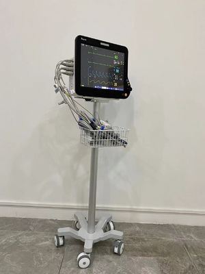 Luftfahrt Aluminium-tragbare medizinische Monitor-Laufkatze Matieral mit den 3 Zoll-stillen Rädern