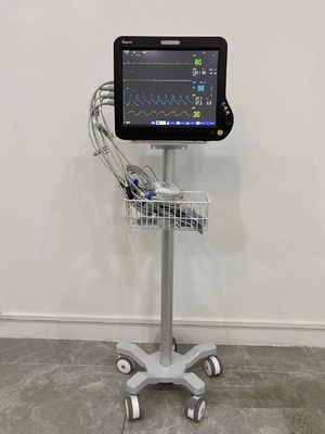 3 Zoll-stille Rad-modulare Patientenmonitor-Laufkatze mit Luftfahrt Aluminium-Matieral
