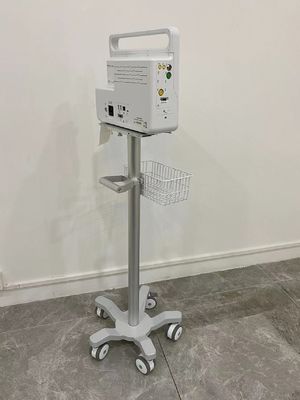Veterinärluftfahrt-Aluminium Matieral-Patientenmonitor-Laufkatze mit den 3 Zoll-stillen Rädern
