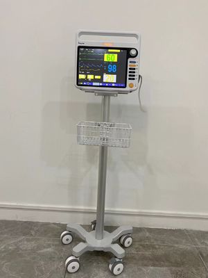 Luftfahrt Aluminium-tragbare medizinische Monitor-Laufkatze Matieral mit den 3 Zoll-stillen Rädern