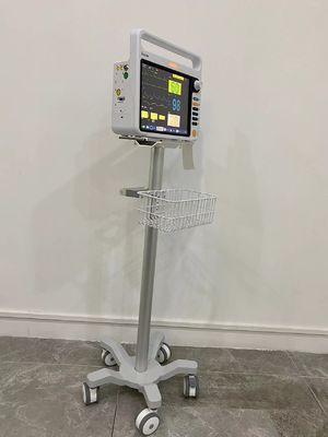 ICU-Luftfahrt Aluminium-Matieral-Patientenmonitor-Laufkatze mit den 3 Zoll-stillen Rädern