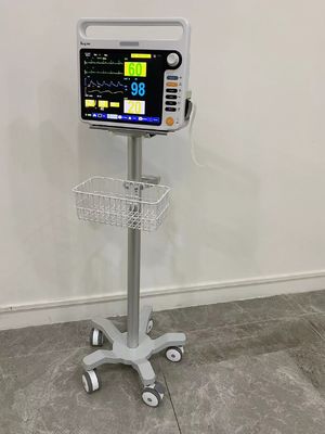 Anästhesie 3 Zoll-stille Rad-medizinische Monitor-Laufkatzen-Luftfahrt Aluminium-Matieral