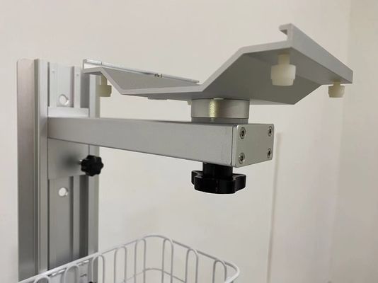 L 180 Grad Rotations-Neugeboren-Patientenmonitor-Wand-Schienenplatten-Aluminium-