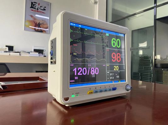 12-Zoll-TFT-LCD-Herzschlagüberwachungsgerät, cremefarbene Farbe, SKD-OEM-akzeptiert