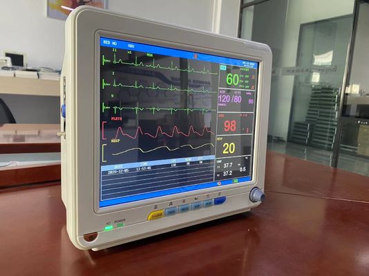 Medizinischer elektronischer TFT-LCD-Vitalparametermonitor mit EKG-SPO2-NIBP- und Temperaturmessung