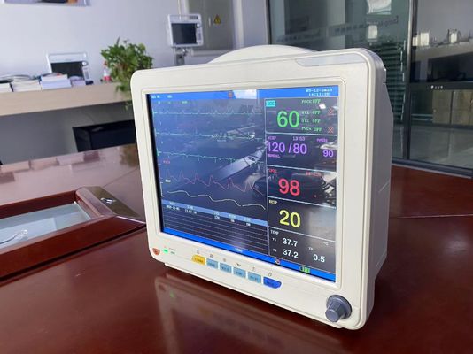 Medizinischer elektronischer TFT-LCD-Vitalparametermonitor mit EKG-SPO2-NIBP- und Temperaturmessung