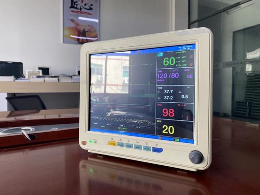 Tragbare medizinische Überwachungsgeräte mit 12,1-Zoll-TFT-LCD-Bildschirm zur Überwachung der Vitalfunktionen