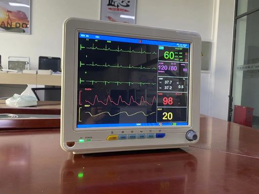 Hochpräziser tragbarer Multiparameter-Patientenmonitor mit 12,1-Zoll-TFT-LCD-Bildschirm